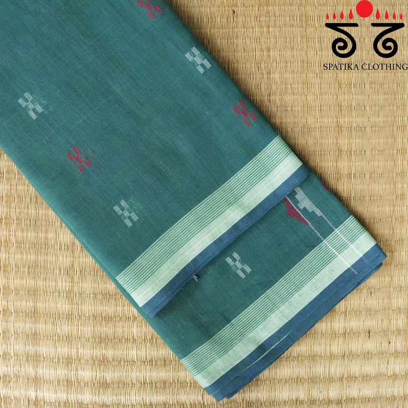 Jamdhani Handwoven Cotton Saree