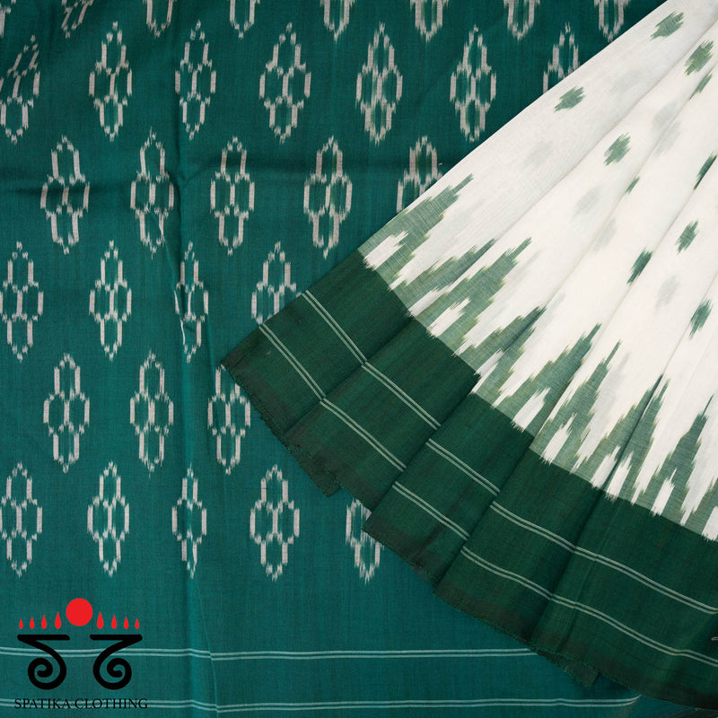 Ikat Handwoven Cotton Saree