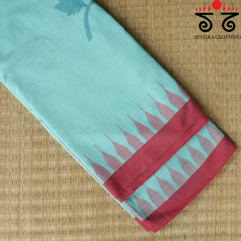 Jamdhani Handwoven Cotton Saree