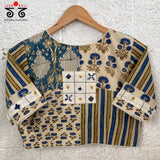 Ajrak Collage Blouse