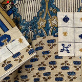 Ajrak Collage Blouse