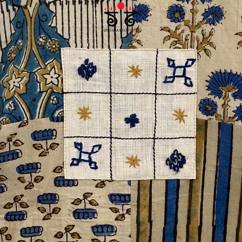 Ajrak Collage Blouse