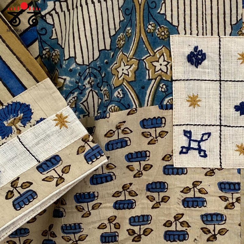 Ajrak Collage Blouse