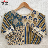 Ajrak Collage Blouse