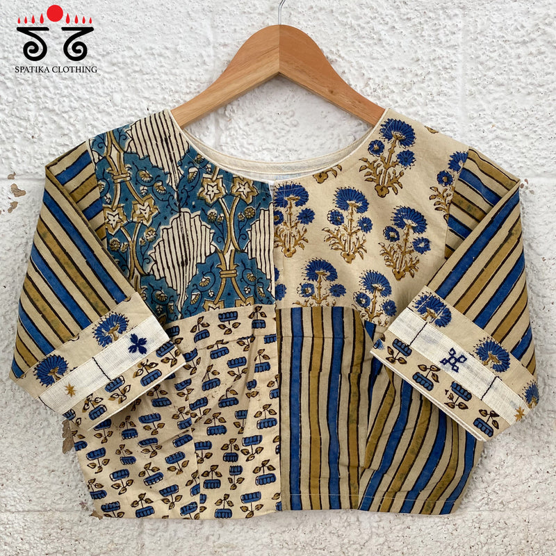 Ajrak Collage Blouse