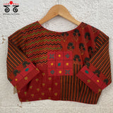 Ajrak Collage Blouse