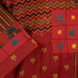 Ajrak Collage Blouse