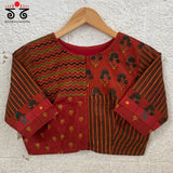 Ajrak Collage Blouse