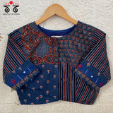 Ajrak Collage Blouse