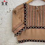 Hand - Embroidered Mirror Work Blouse