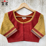 Ajrak Ponduru Patchwork Blouse