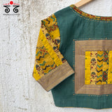 Hand - Blockprinted Patchwork Blouse