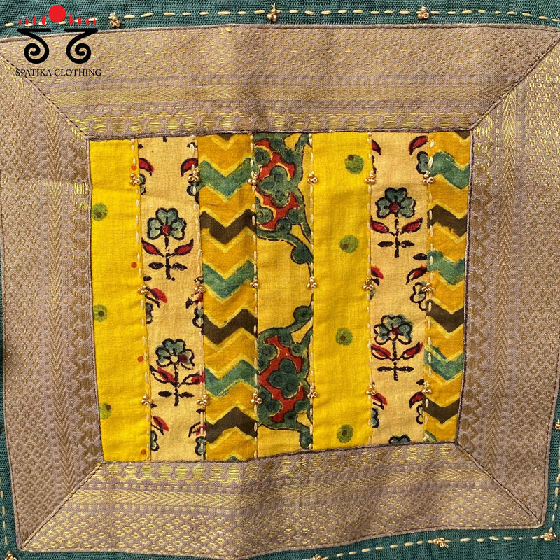 Hand - Blockprinted Patchwork Blouse