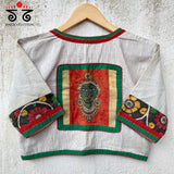 Pen Kalamkari Man - Striped Blouse