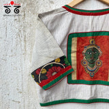 Pen Kalamkari Man - Striped Blouse