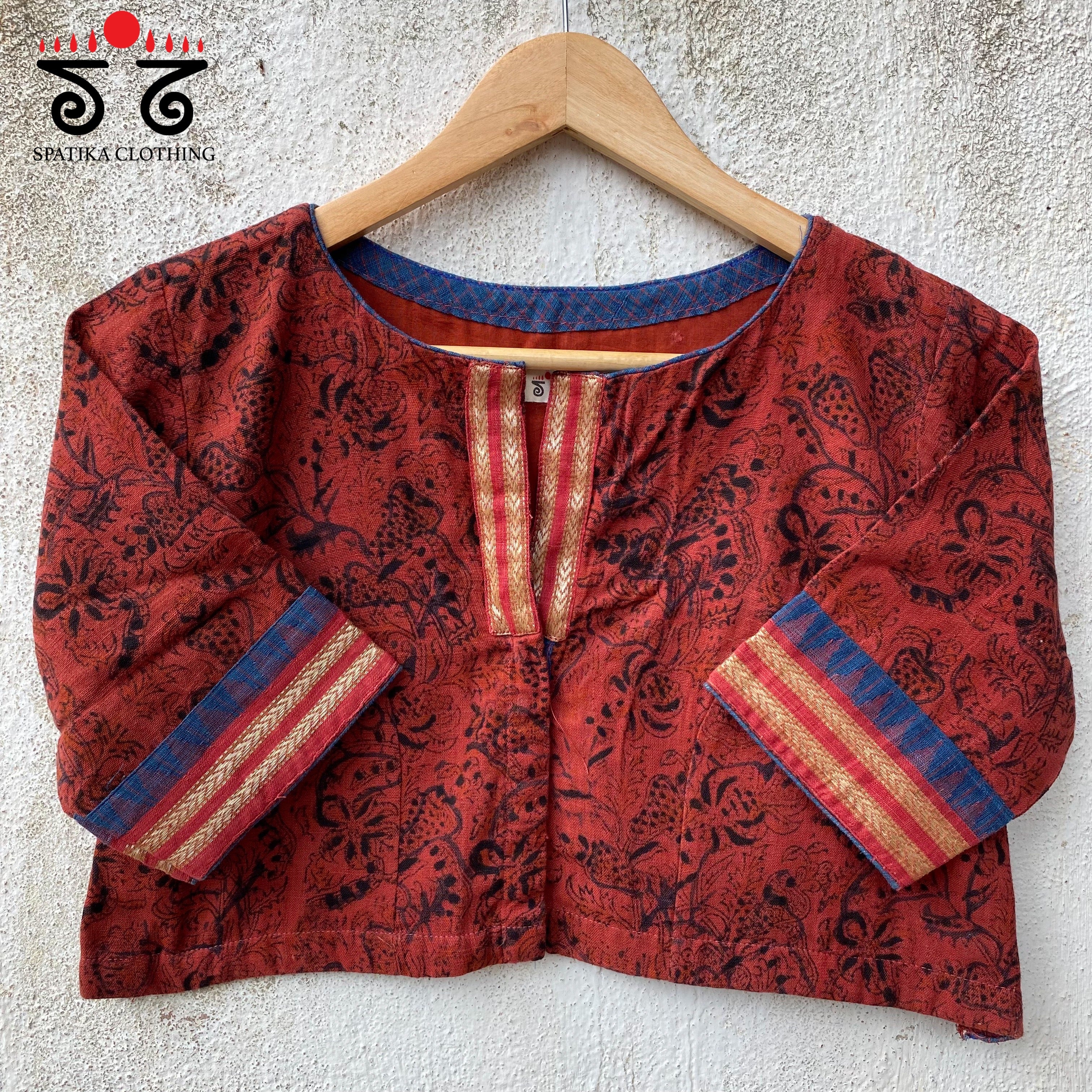 Kalamkari Block Printed - Lambani Blouse