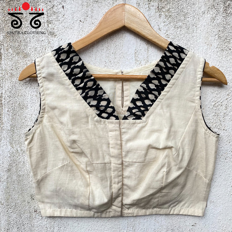 Hand - Blockprinted Frilled Blouse