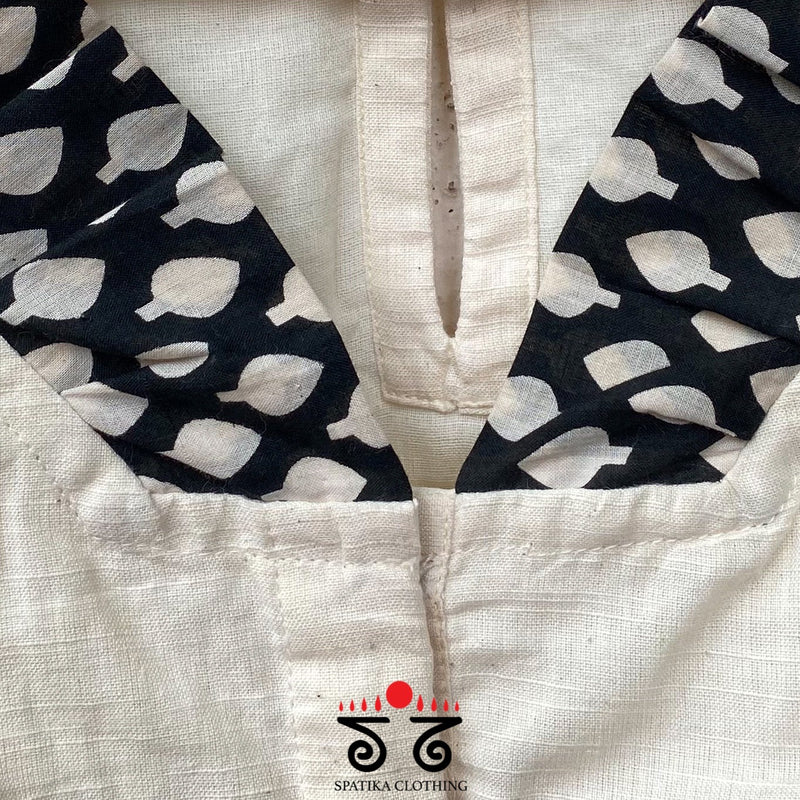 Hand - Blockprinted Frilled Blouse
