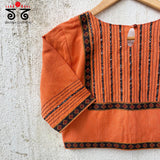 Hand - Embroidered Mirror Work Blouse