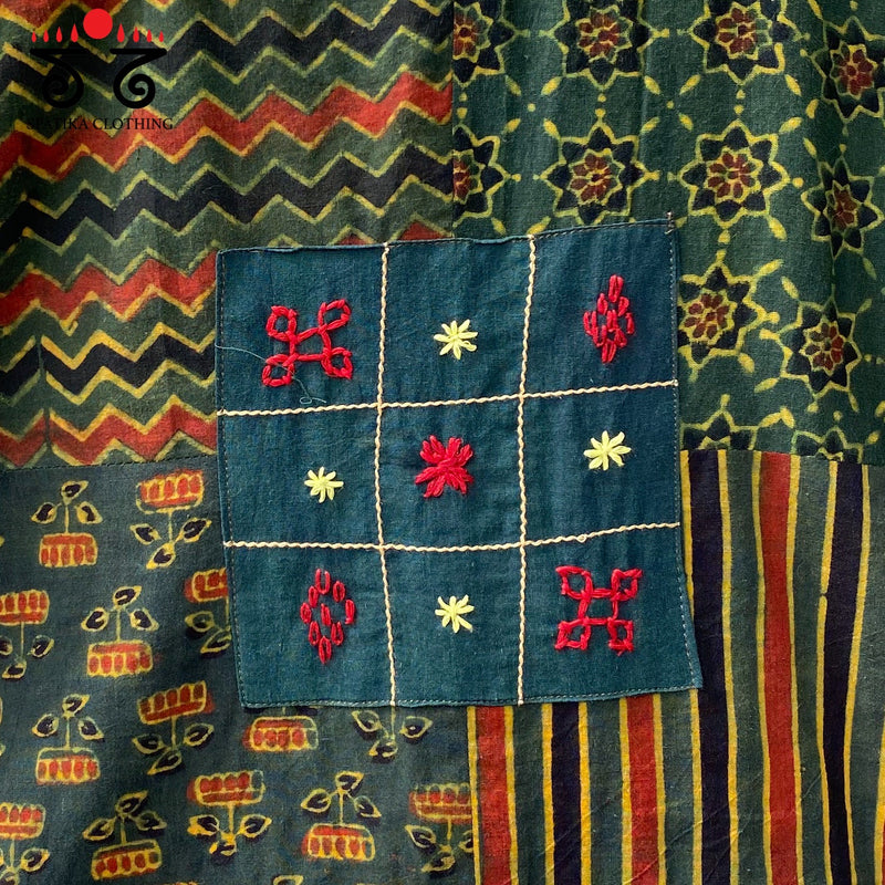 Ajrak Collage Blouse