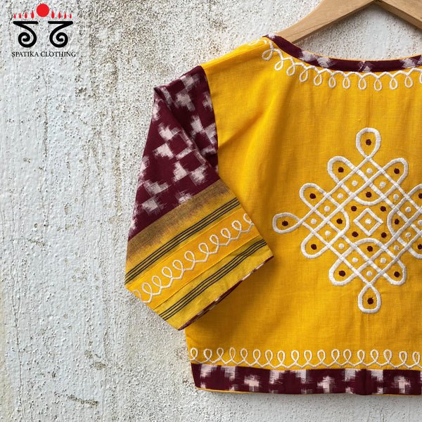 Telia Rumal - Kolam Blouse