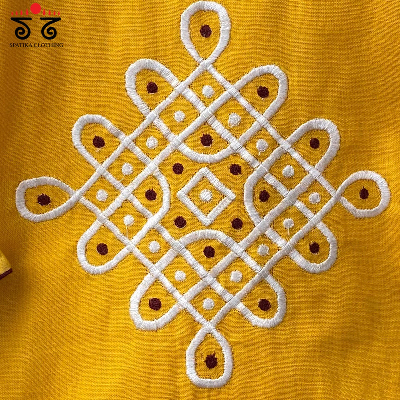 Telia Rumal - Kolam Blouse
