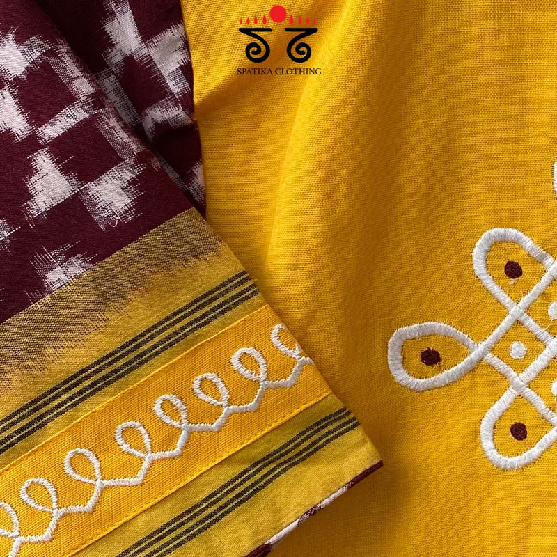 Telia Rumal - Kolam Blouse