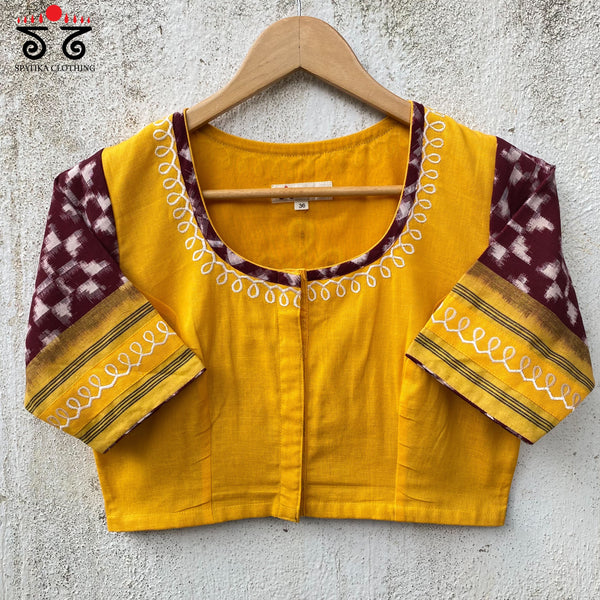 Telia Rumal - Kolam Blouse