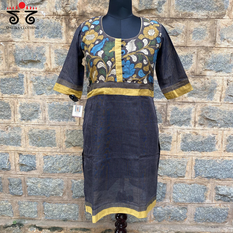 Pen kalamkari Ponduru Cotton Kurta