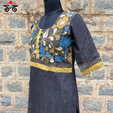 Pen kalamkari Ponduru Cotton Kurta