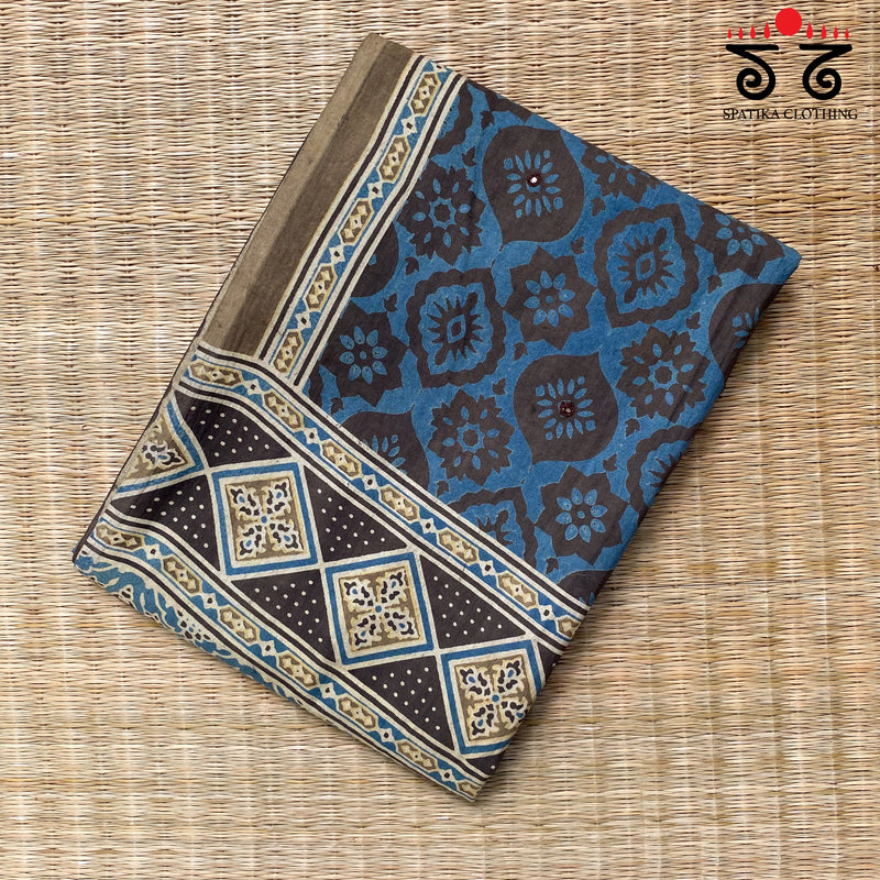 Ajrak Blockprinted Dupatta