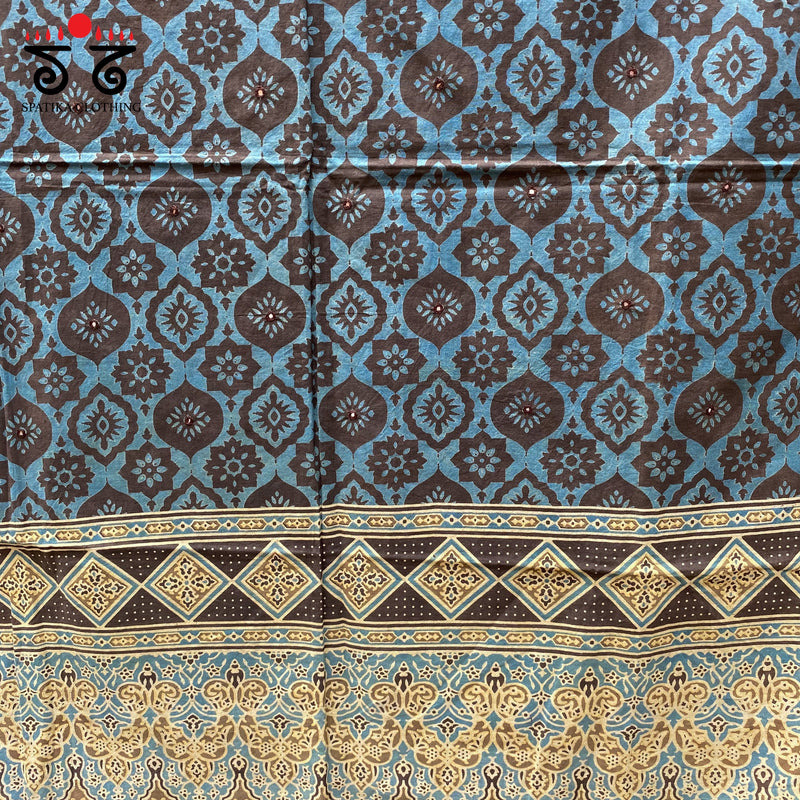 Ajrak Blockprinted Dupatta
