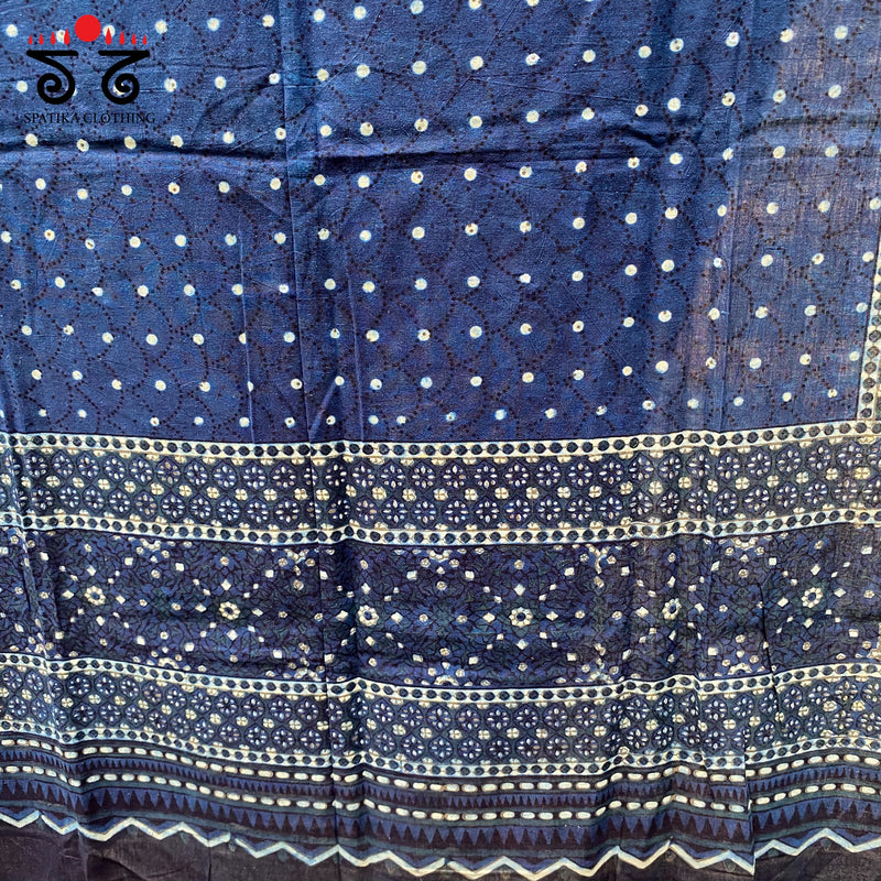 Ajrak Blockprinted Dupatta