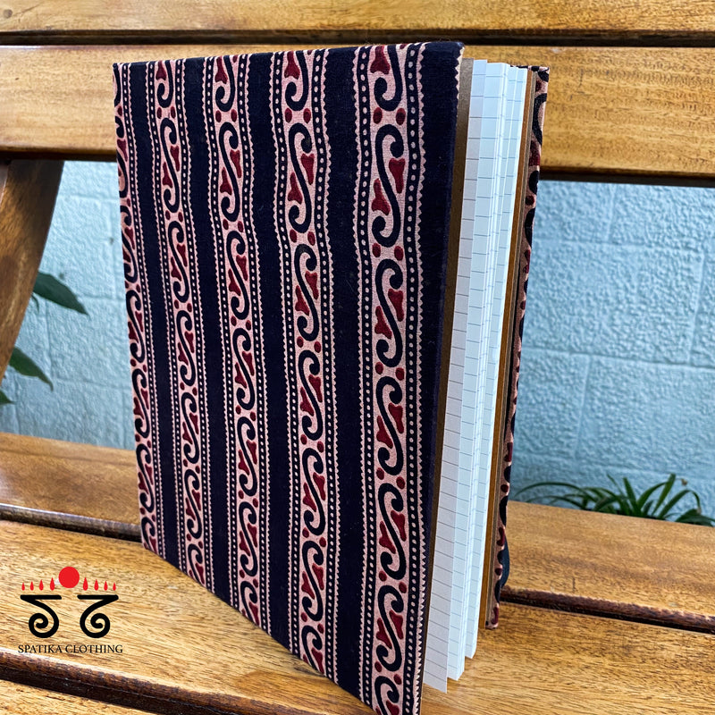 Hand Bound Ajrak Notebook