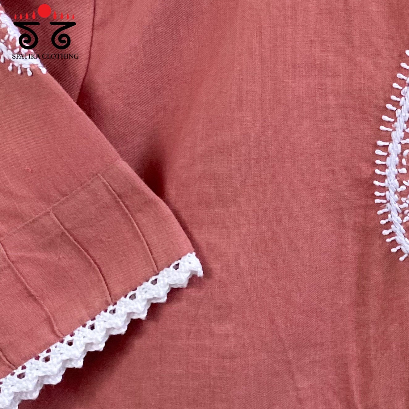 Chikan & Lace Blouse