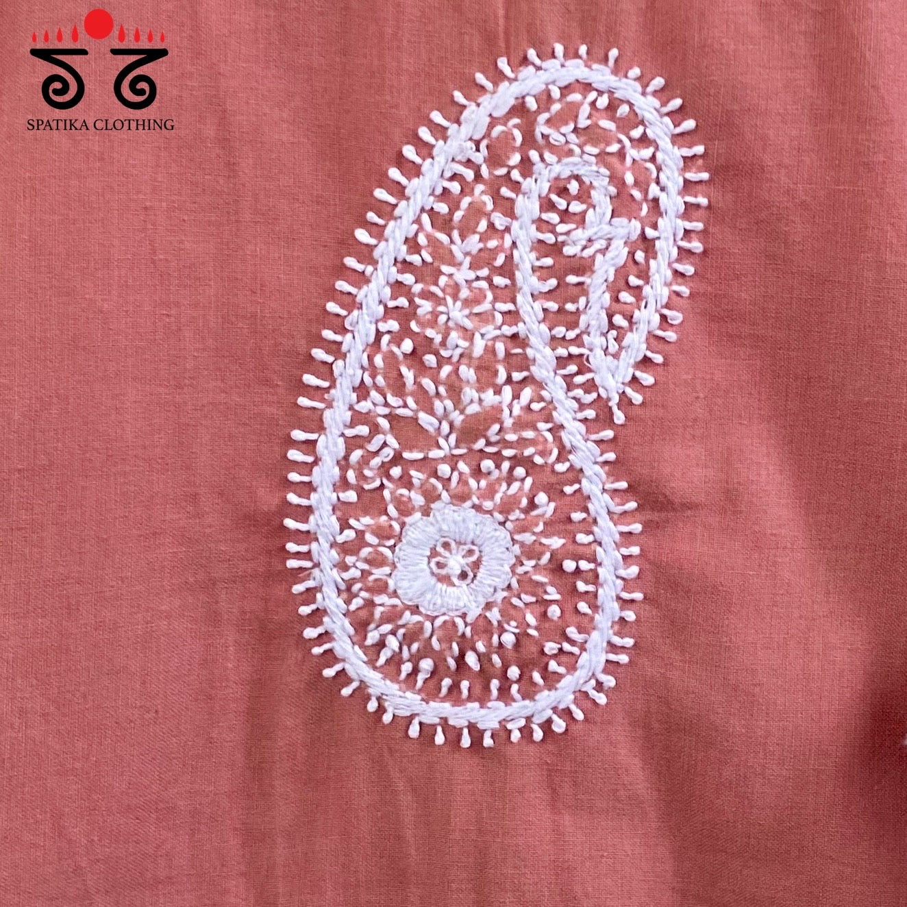 Chikan & Lace Blouse