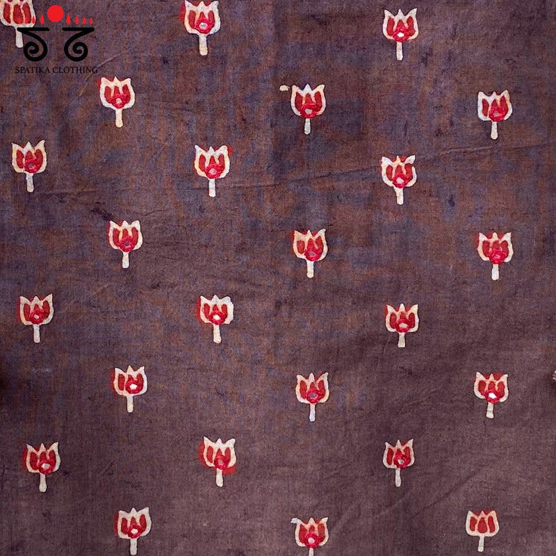 Lotus Ajrak Blouse