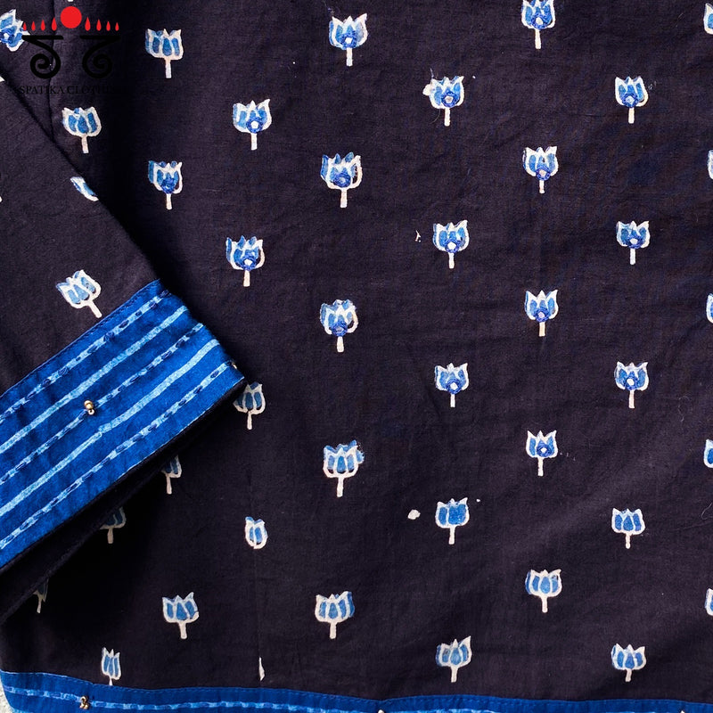 Lotus Ajrak Blouse
