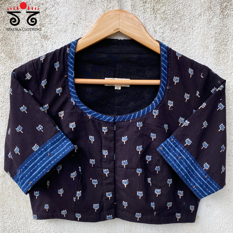 Lotus Ajrak Blouse