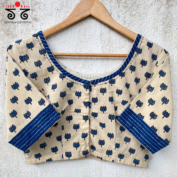 Lotus Ajrak Blouse