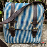 Ajrak Vegan Leather Messenger Bag