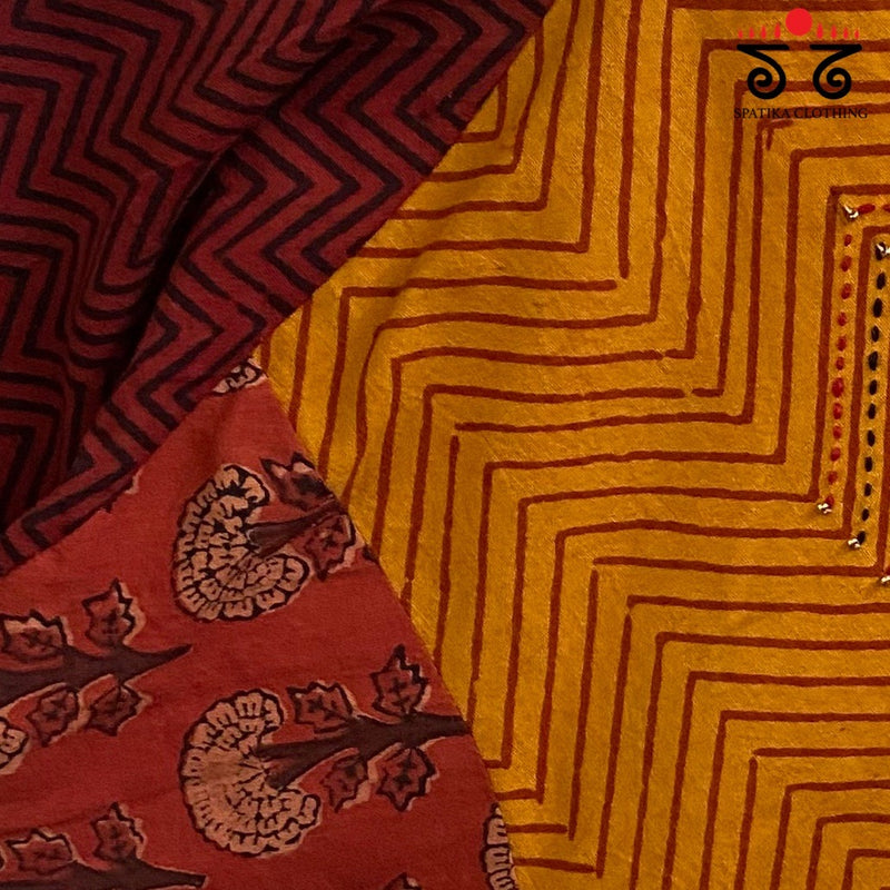 Ajrak Hand - Blockprinted Blouse