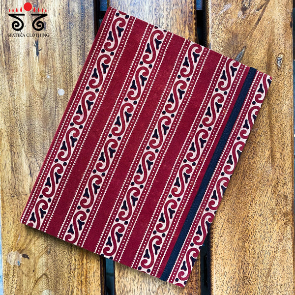 Hand Bound Ajrak Notebook