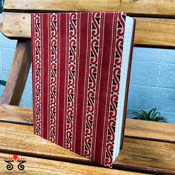 Hand Bound Ajrak Notebook