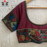Pen Kalamkari Handcrafted Blouse