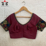 Pen Kalamkari Handcrafted Blouse