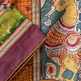 Annapakshi Pen Kalamkari Blouse