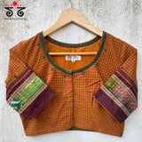 Annapakshi Pen Kalamkari Blouse