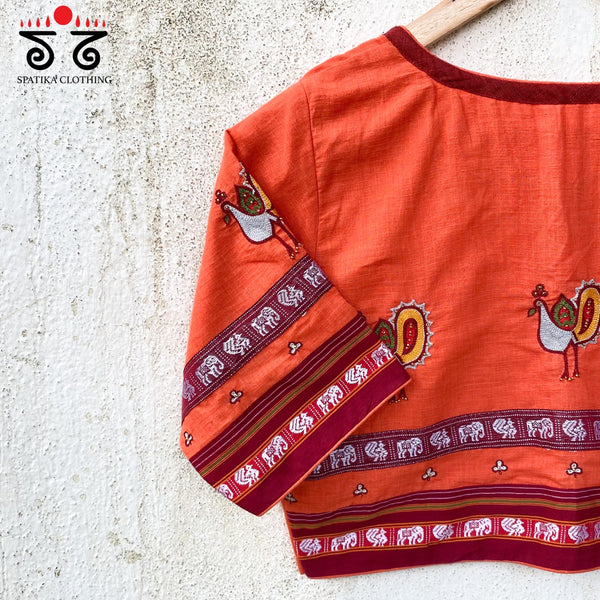 Morni - Hand Embroidered Blouse