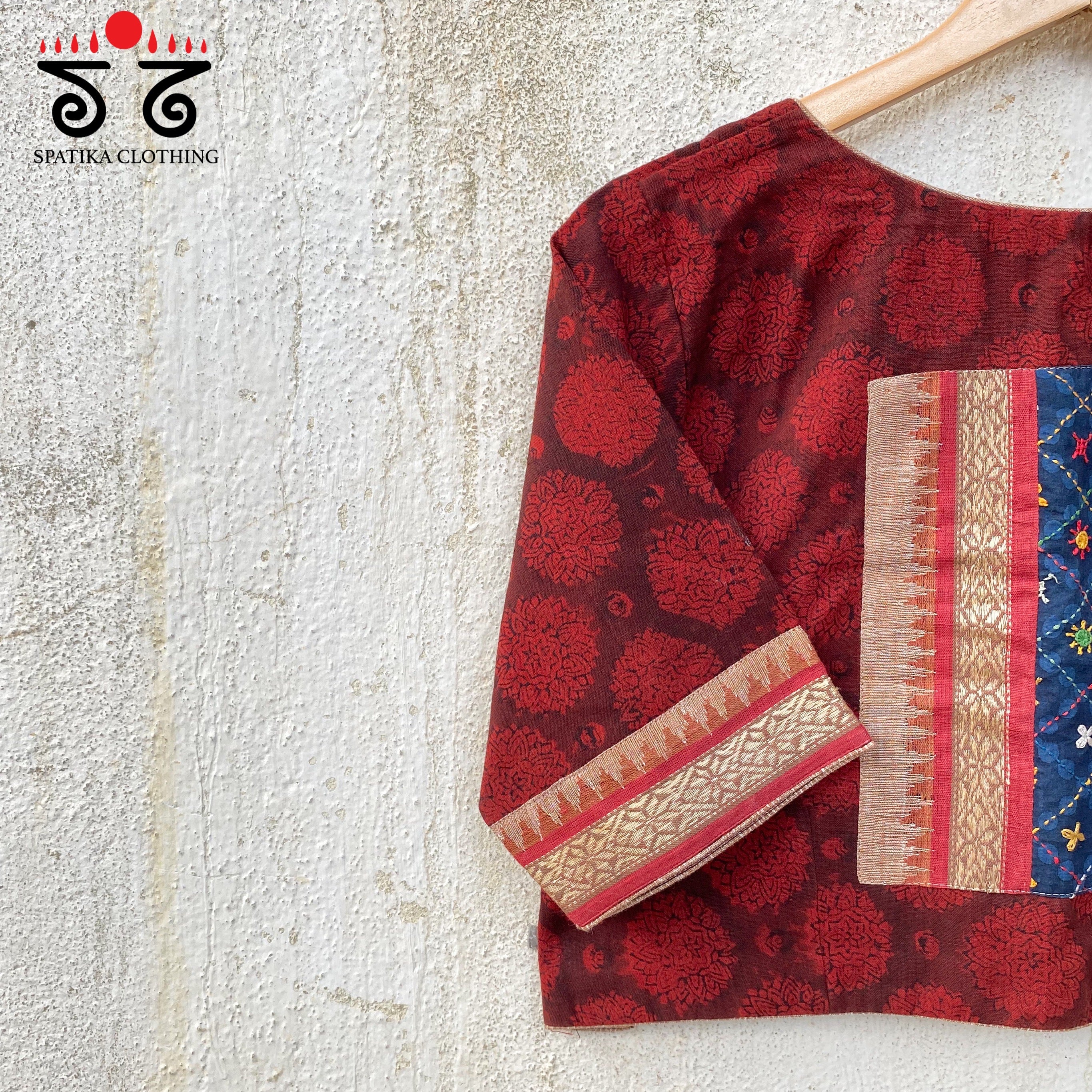 Hand Block Printed Lambani Blouse